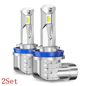 4PCS 10SF LED AUTO HEADLIGHTS BULBS H8 H9 H11 H16(JP) 3000K White - Picture 1 of 15