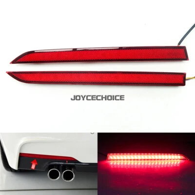 For BMW 3 Series F30 F31 M Sport 315 320 Rear Bumper LED Tail Fog Brake Light   - Изображение 1 из 4