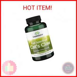 Swanson Full-Spectrum Cat's Claw - Herbal Supplement Promoting Digestive Health - Picture 1 of 1