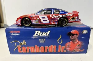 NASCAR 2000 Dale Earnhardt Jr 8 Bud équipe olympique échelle 1:24 action moulé sous pression - Photo 1/15