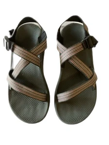 Chaco Z/1 Classic Sport Sandals Men's Size 12 Black Red Stripe Beach Hiking - Picture 1 of 6