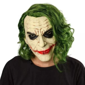 1x Realistische Joker Maske Gruselige Halloween Latex Maske für Kostümrequisiten - Bild 1 von 5