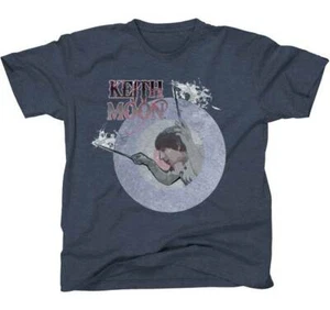 KEITH MOON - SPLASH STICKS - T-SHIRT - BRAND NEW & LICENSED MUSIC - KMO-1011 - Picture 1 of 1