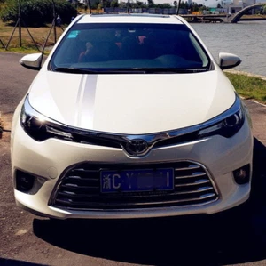 Car Sticker Dual Stripes Motor GRAY for YARIS L VIOS Vinyl Hood Rear Decal ZC333 - Bild 1 von 3
