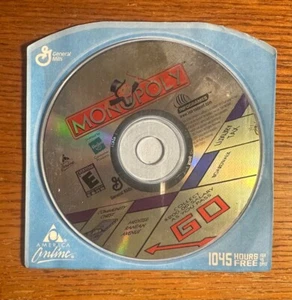 NOS Monopoly Promo Game AMERICA ONLINE CD-ROM 2001 General Mills AOL Hasbro- B7 - Picture 1 of 8