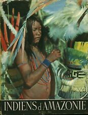 Livre indiens d'Amazonie Dominique Darbois mondes et visages 1953 book