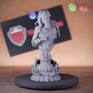Sirene Wasser weibliche Büste zum Malen und Sammeln Statue - Bild 1 von 7