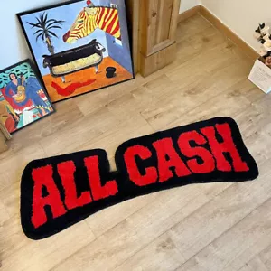 All Cash Tufted Rug - Non-slip Floor Mats - Fluffy Runner Rug for all Rooms - Picture 1 of 7
