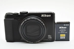 Used Nikon Coolpix S9900 Black 16.0MP 30x Compact Digital Camera - Picture 1 of 12