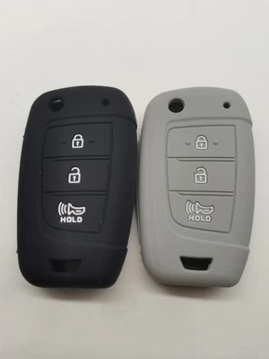 2*Key cover For 2021 2022 2023 2024 HYUNDAI KONA TUCSON VENUE SANTA FE PALISADE - Image 1 of 4