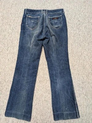 Pantalones vaqueros JORDACHE vintage años 80 cabeza de caballo azul 36x34 pierna acampanada DENIM años 90 Foto 1 de 4