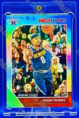 Isaiah Thomas 1/25 PRUEBA DE ARTISTA PRIZM REFRACTOR SUJETALIBROS SSP PANINI PEPITAS COMO NUEVO Foto 1 de 3