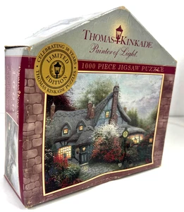 EDIZIONE LIMITATA Kinkade SWEETHEART COTTAGE Festeggia 10 anni di puzzle Ceaco2006 - Foto 1 di 12