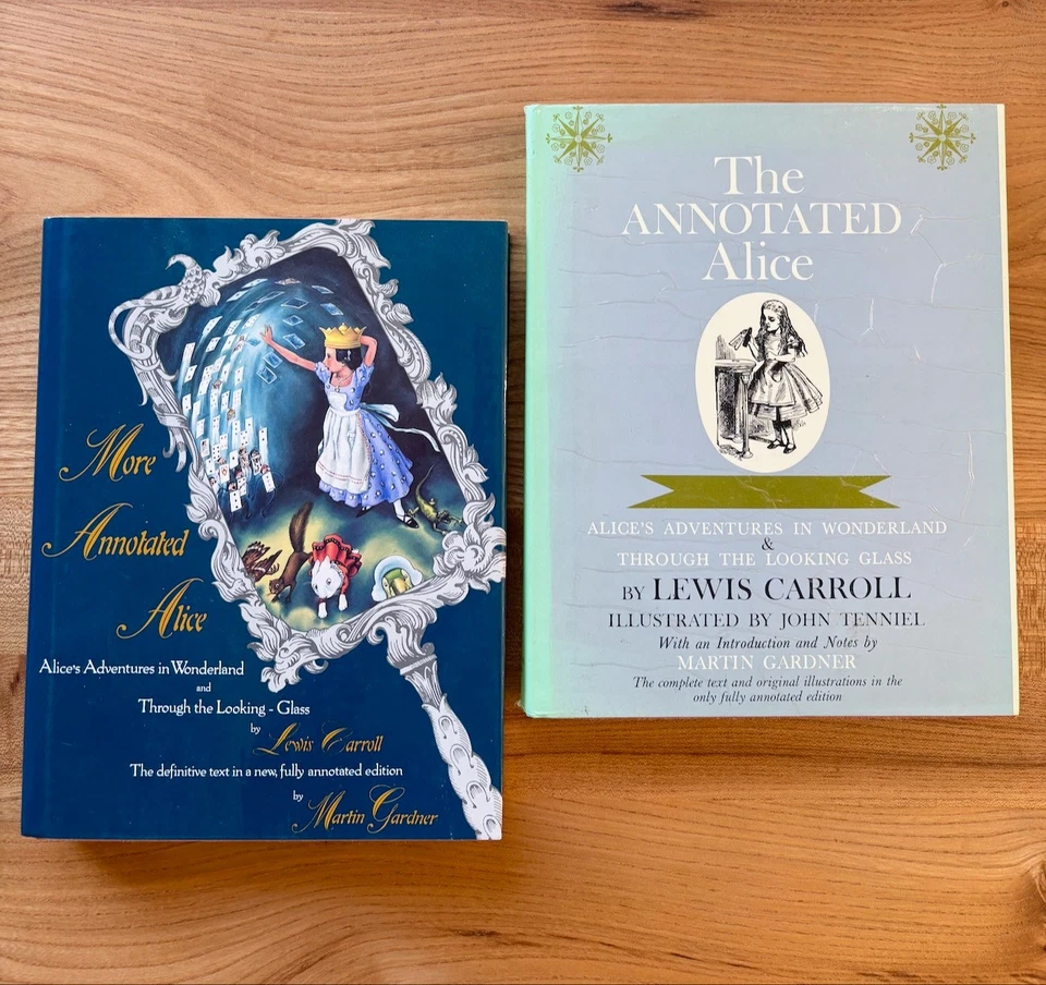 2 x ANNOTATED Alice in Wonderland & MORE ANNOTATED Alice Martin Gardner HC/DJ - image 1 of 4