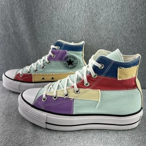 Converse Chuck Taylor All Star Lift Hi Sneaker Patchwork Farbblock Gr. 9 Damen - Bild 1 von 18