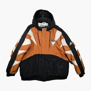 Vintage Texas Longhorns Apex One Jacke Herren XL Puffer Hoodie Oversized bestickt - Bild 1 von 14
