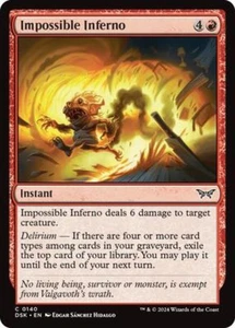 Impossible Inferno Duskmourn: House of Horror MTG 140 - Bild 1 von 1