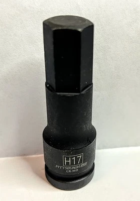 Pittsburgh Impact  Hex Bit Socket - H 17 -  17 mm x 1/2" -Free USA Shipping - Image 1 of 2
