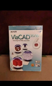 Encore PUNCH! ViaCAD 2d/3d PC Software 2008 Version 6 Windows - Picture 1 of 3