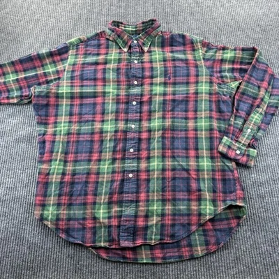 Ralph Lauren Shirt Mens XL Plaid Flannel Button Down Long Sleeve Classic Fit - Image 1 of 4