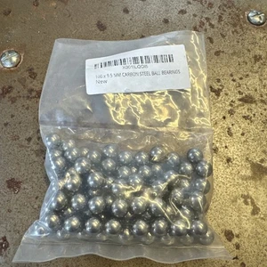 100 x 9,5 mm rodamientos de bolas de acero al carbono catapultas?  - Imagen 1 de 2
