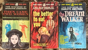 Charlotte Armstrong 3 Stück Ace Double Taschenbücher 60er Jahre Mystery Suspense Gothic - Bild 1 von 11