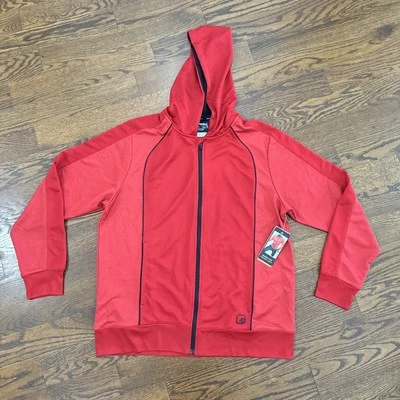 Chaqueta AND1 Hombre Roja Doble Equipo Cremallera Completa - Talla L - Nueva con Etiquetas Foto 1 de 3