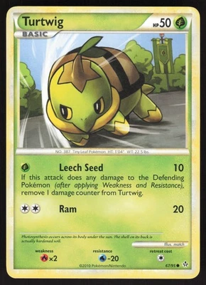 Turtwig 67/95 Non-holo Common Unleashed DMG - Image 1 of 2