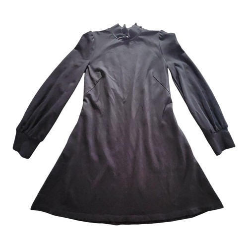 Abito donna Kate Spade New York nero finto collo ponte maglia taglia media finto collo