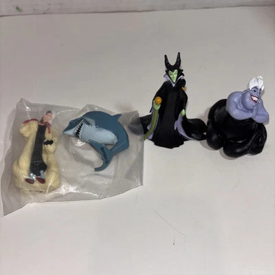 Figura de juguete de PVC de villanos de Disney de 3" adorno de pastel Maléfica Cruella Ursula Bruce Foto 1 de 4