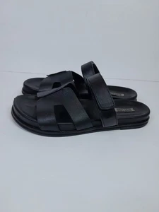 Anthropologie Bibi Lou Mindy Pantoletten Sandalen Schwarz Größe 40 US 10 - Bild 1 von 13