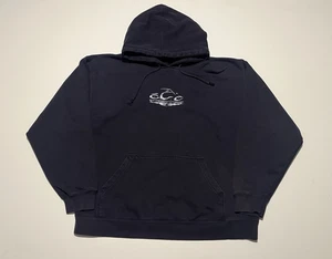 VTG Y2K Orange County Choppers Blue Hooded Sweatshirt L Made USA Faded - Picture 1 of 11