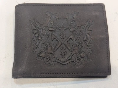 Brown Genuine Leather Bifold Wallet with Faded Glory Has Character  - Image 1 of 4