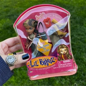 Vintage 2003 Lil' Bratz Sasha Doll with Sizzlin' Accessories Y2K Doll Deadstock - Picture 1 of 11