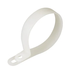 10Pcs Nylon R-type Clamp Organizer Cord Clips for Wire Fit Cable Dia 44-50mm - Afbeelding 1 van 3