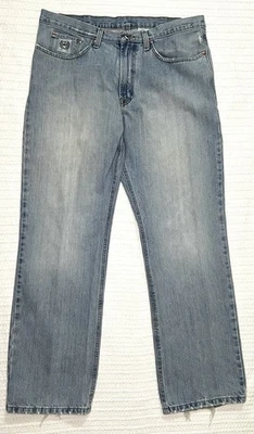 Cinch Rocky Mountain Wear Relaxed Fit White Label Light Wash Jeans Mens 36x32 - Image 1 of 4