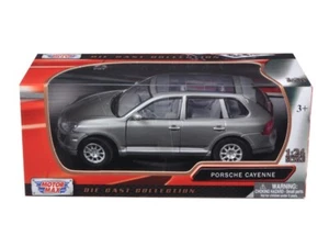 Motormax 2008 Porsche Cayenne grigio metallizzato 1/24 modellino auto pressofuso 73344gry - Foto 1 di 1