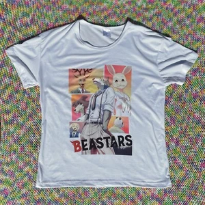 Beastars Graphic Tee Shirt Legosi Haru Louis Furry Anime Manga Top - Picture 1 of 1