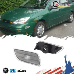 Juego de 2 luces de señalización laterales de esquina para parachoques delantero con lente transparente para Ford Focus 2000-2004 - Imagen 1 de 8