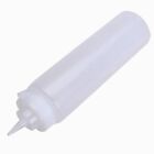 250Ml WeißEr Transparenter Plastiksauce-Quetschflaschenspender mit Kappe B5Y1