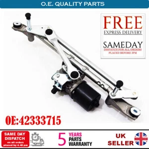 FRONT WIPER MOTOR AND LINKAGE RHD FOR VAUXHALL MOKKA, MOKKA X 42333715 - Picture 1 of 11