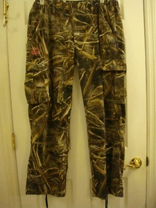 Women's RealTree Camouflage Hunting Elastic Sides Pants Size XXL 38" to 42"x 32" - Picture 1 of 10