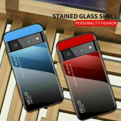 For Google Pixel 6A 7A 7 6 Pro Case Shockproof Simplicity Color Phone Cover - Image 1 of 4