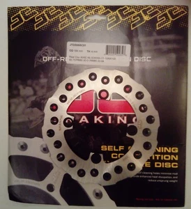 JT Brakes Self Cleaning REAR Wavy Brake Disc Fits KAWASAKI KX100 (1989 to 2017) - Picture 1 of 6