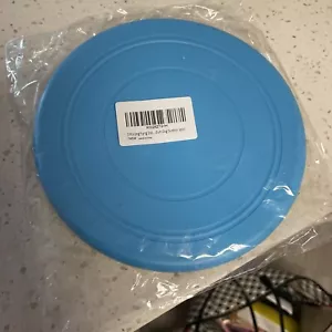 2 Pcs Flying Disk Rubber Frisbee Dog Toy Throw Fetch Training Plate Nontoxic USA - Picture 1 of 3