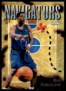 Rod Strickland Card 1998-99 Topps Chrome Season's Best Refractors #SB1