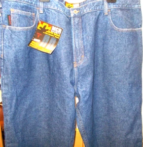 MCR Mens Five Pocket Jeans Safety FR Gear 46x36 Work Jeans new with tags - Picture 1 of 3