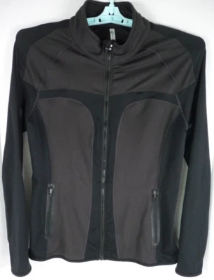 Fabletics Jojo Jacket Womens L Performance  Black Zip Pockets Vented Back - Image 1 of 4