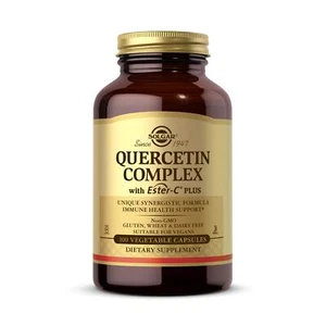 Solgar Quercetin Complex with Ester-C Immune Health Support 100 Caps - Picture 1 of 7