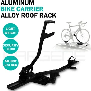 Aluminium Alloy Roof Rack Mounted Frame Holding Bike Bicycle Carrier Lockable - Picture 1 of 7